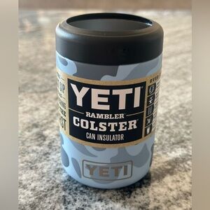 YETI Blue Camo Colster. New! Hard
to find.